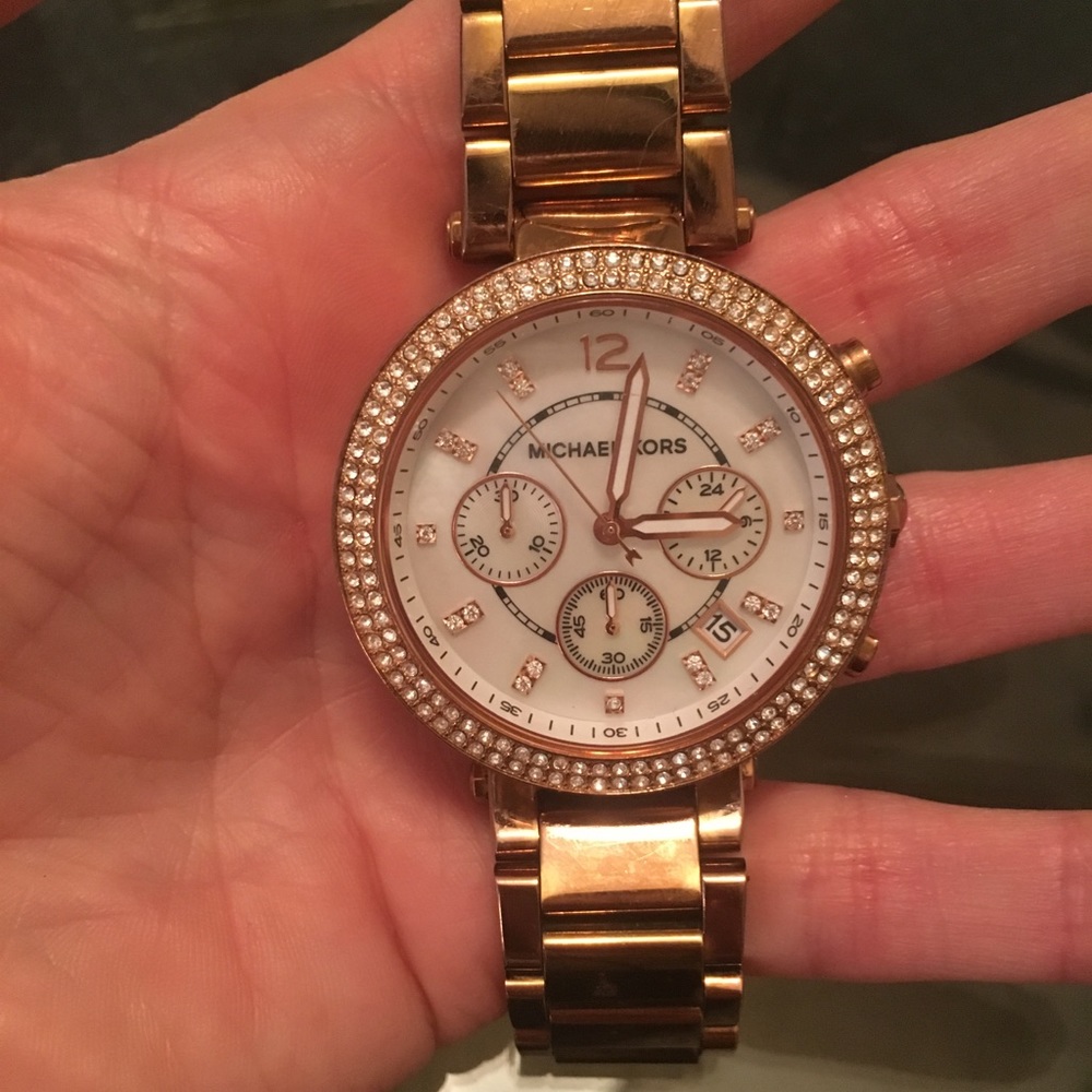 Michael Kors Parker watch rose gold